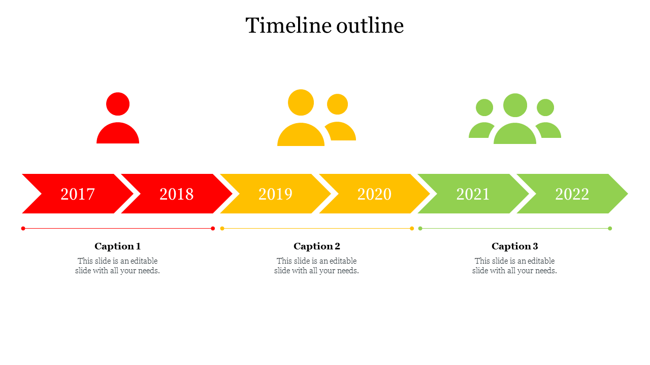 Free - Timeline Outline PowerPoint Presentation Slide Templates